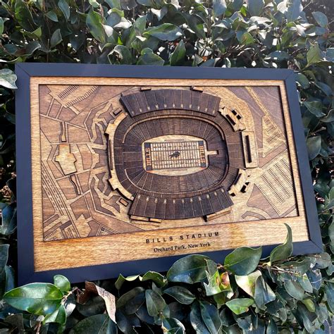 Bills Stadium Wood Wall Art Buffalo Bills | Etsy