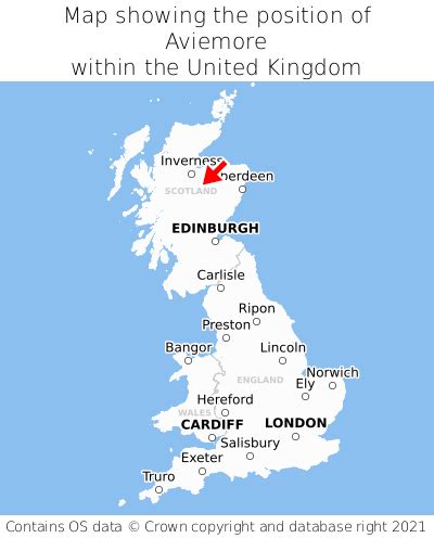 Where is Aviemore? Aviemore on a map