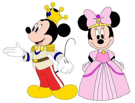 Prince Mickey and Princess Minnie - Minnie-rella by KingLeonLionheart on DeviantArt