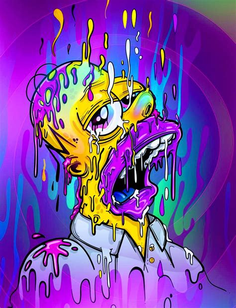 Bart Simpson Trippy Wallpapers