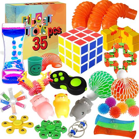 Buy Kidcia Fidget Toys, 35 PCS Sensory Toys for Adults / Kids / ADHD / Autistic / ADD / OCD to ...