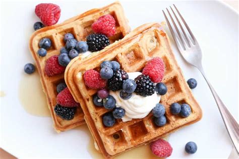 Fluffy Sour Cream Waffles | Joanie Simon