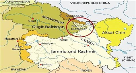 Map location of Siachen Glacier [3]. | Download Scientific Diagram