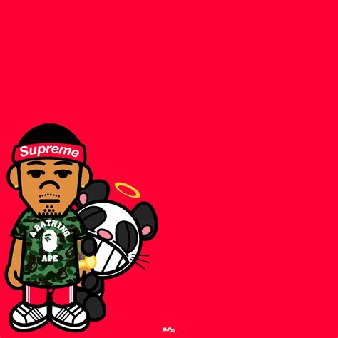 Bape art, Cartoon art, Bape cartoon