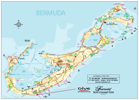 Map Of Bermuda Tourist Attractions - Best Tourist Places in the World