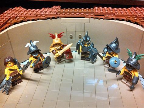 Custom Lego Minifigure of the Week - Gladiators Ready! | Lego minifigures, Custom lego, Lego