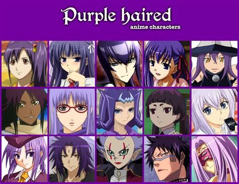 Favorite Purple Haired Character? | Anime Amino