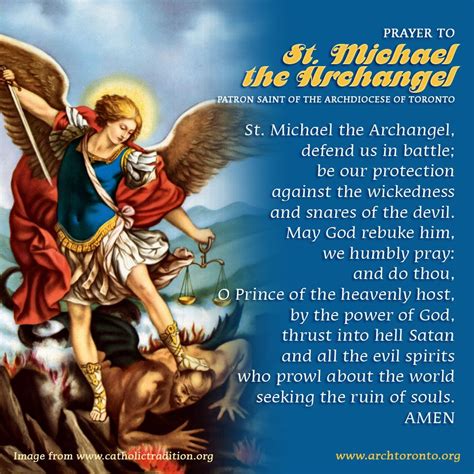 Archdiocese of Toronto - Home Page | Archangel prayers, Archangels, Catholic prayers