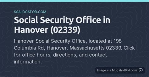 Social Security Office in Hanover (02339)