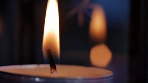 Slow Motion Match Igniting Candle Match Stock Footage Video (100% ...