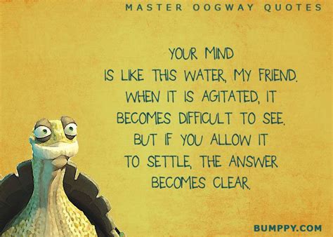 Master Oogway Quotes Dirty : Yesterday is history, tomorrow is a ...