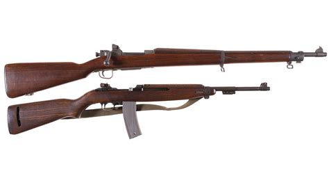 World War II Collector Lot of Two U.S. Military Rifles | Rock Island ...