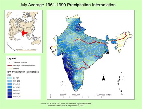 GIS Labs & Research Projects: Assessing Flood Risk Zones in India