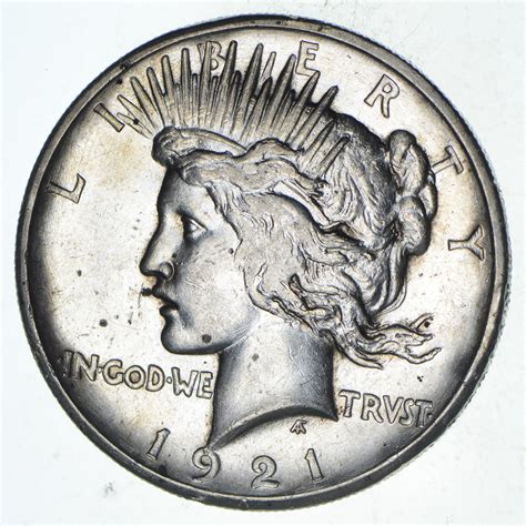 1921 Peace Silver Dollar - Choice | Property Room