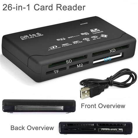 High Speed All-in-1 Memory Card Reader/Writer for SD/SDHC, CF, XD, MS - Walmart.com - Walmart.com