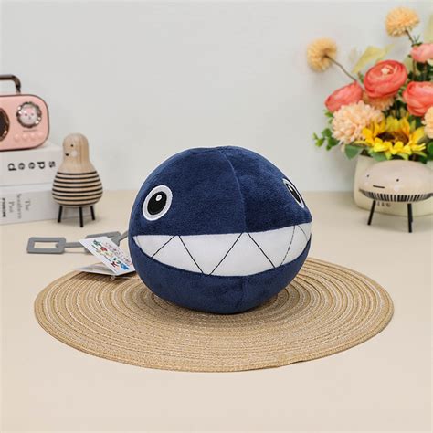 17cm Japan Nintendo Game Super Mario Bros. Chain Chomp Plush Toys Doll ...