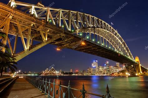 Sydney, Harbour Bridge by Night — Stock Photo © mletschert #25681871