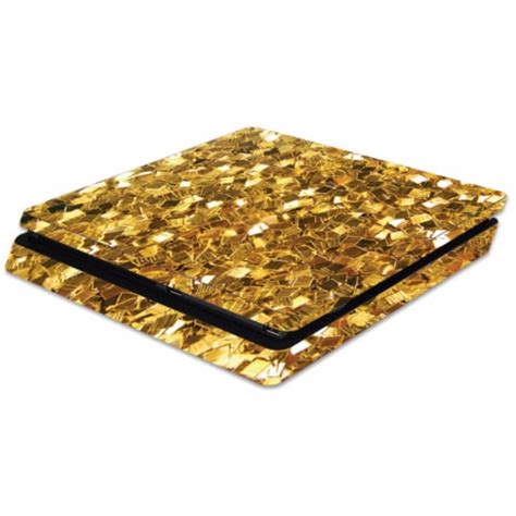 MightySkins SOPS4SL-Gold Chips Skin for Sony PS4 Slim Console - Gold Chips, 1 - Fry’s Food Stores