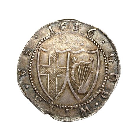 Commonwealth 1649-1660AD Silver Sixpence mm. sun 1656AD - Silbury Coins ...