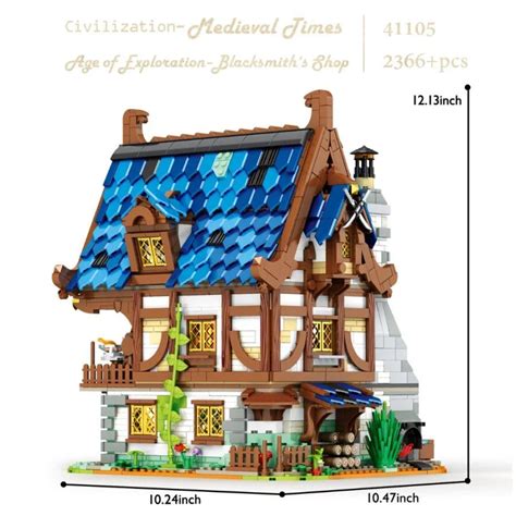 Medieval Blacksmith Shop 41105 | JMBricklayer Building Toys Shop