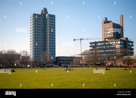 Leicester University campus on Victoria Park, Leicester, UK Stock Photo ...