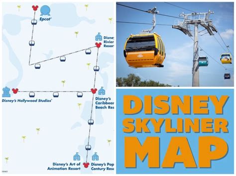 Disney Skyliner Map: How to Get to EPCOT, Hollywood Studios, & Skyliner ...