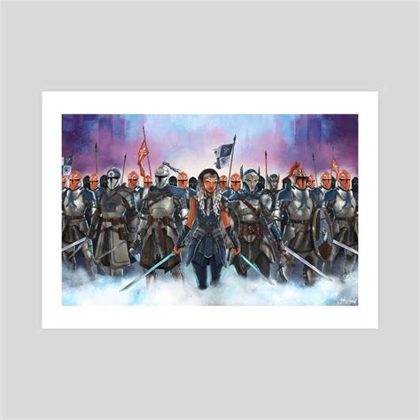 Fantasy The Siege of Mandalore, an art print by Jake Bartok | Art ...