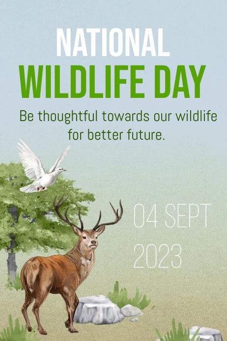 National Wildlife Day Template | PosterMyWall