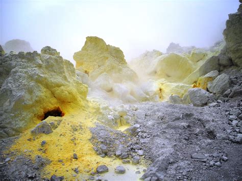 Sulfur volcano's in Garut - Indonesia | Fantasy landscape, Landscape, Volcano