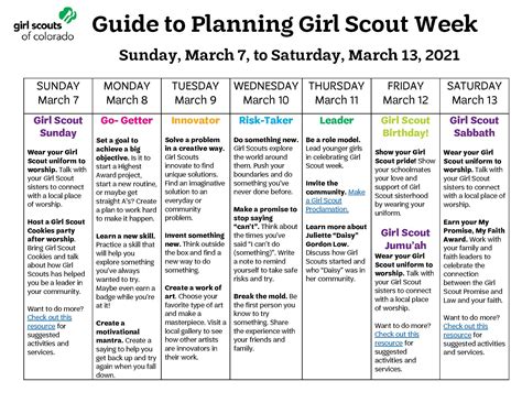 Get Ready to Celebrate Girl Scout Week | GSCO