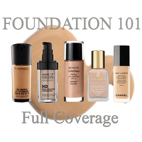 Full coverage foundation review for all skin types