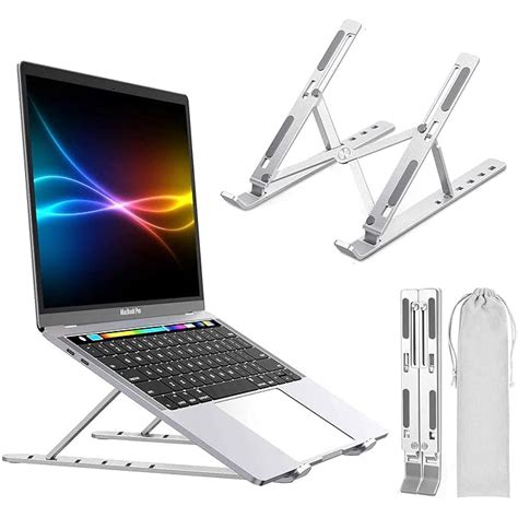 ASTRECA Laptop Stand Adjustable Computer Stand Ergonomic Portable Tablet Stand Foldable ...