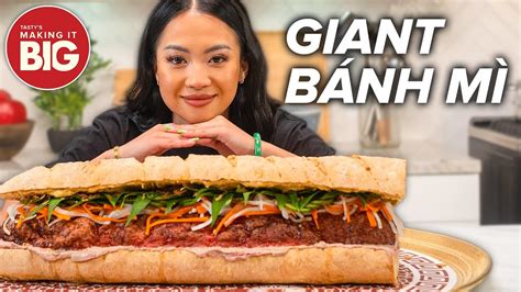 I Made A Giant 4-Foot Bánh Mì - YouTube