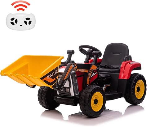 EastVita Kids Ride on Excavator Ride on Toys Vehicle Remote Control 12V ...