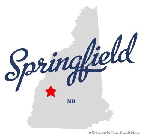 Map of Springfield, NH, New Hampshire