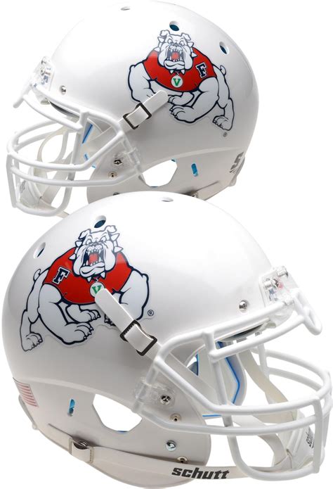 Fanatics Authentic - Fresno State Bulldogs Schutt White Authentic ...