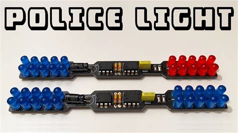 POLICE LED Light DIY with NE555 - PCB Tutorial - YouTube