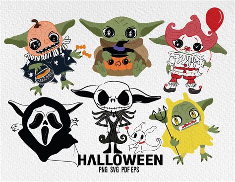 Grogu Halloween Clipart Trick or Treat Svg Pumpkin Svg - Etsy in 2022 ...