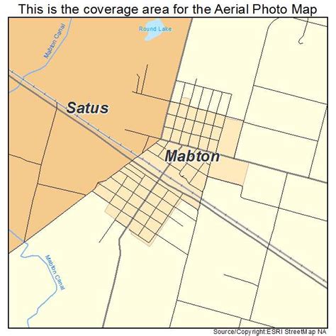 Aerial Photography Map of Mabton, WA Washington