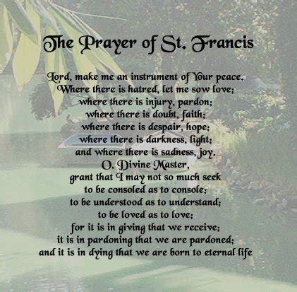 St Francis Of Assisi Prayers And Quotes. QuotesGram