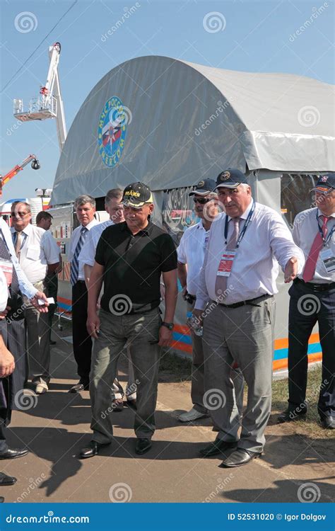 Sergey Shoygu editorial image. Image of exhibition, shoygu - 52531020