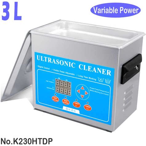 K230HTDP 3L Variable Power Sonicator Bath Ultrasonic Cleaner - Industrial Ultrasonic Cleaner ...