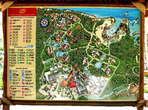 The resort map - Picture of Occidental at Xcaret Destination, Playa del Carmen - TripAdvisor