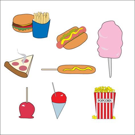 Carnival Food Clip Art free image download