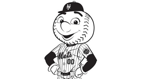 Printable New York Mets Coloring Pages Pdf Free - Coloringfolder.com