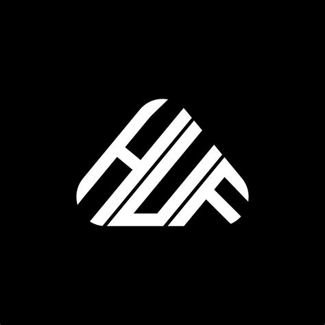 HUF letter logo creative design with vector graphic, HUF simple and ...