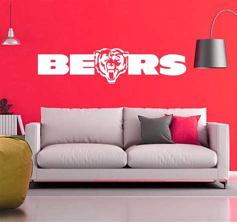 Chicago Bears NFL Logo Emblem Football Team Vinyl Decal Sticker | Wall ...