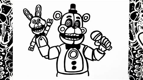 Five Night Of Freddy Coloring Coloring Pages