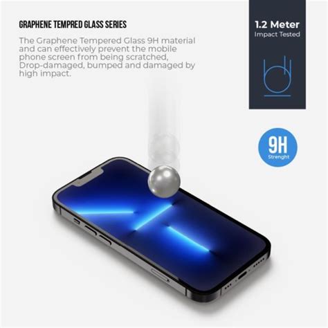 Buy Blupebble Graphene Screen Protector Clear iPhone 13 Pro Max Online ...