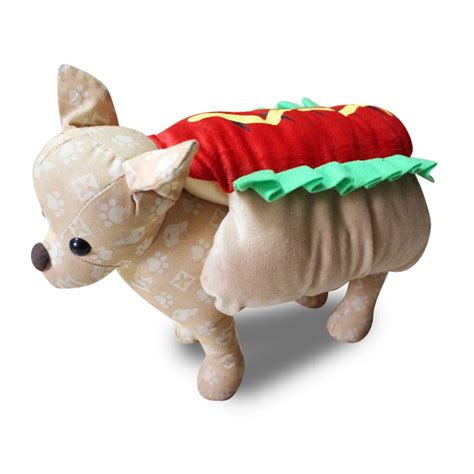 TINGHAO Funny Hot Dog Dress Up Costume Puppy Pet Halloween Christmas ...